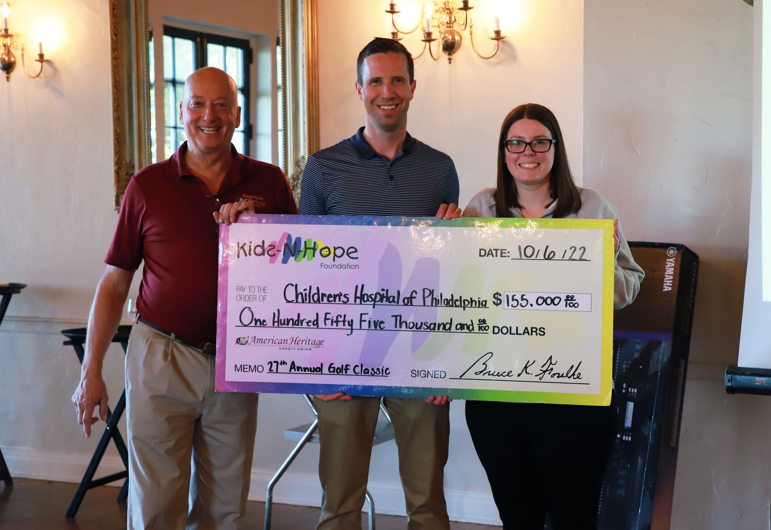 Foundation supporters and sponsors came out for a day of golf, skills contests, raffles and more to benefit the Kids-N-Hope Foundation, which raised over $155,000 for the Music Therapy program and child life services it supports.