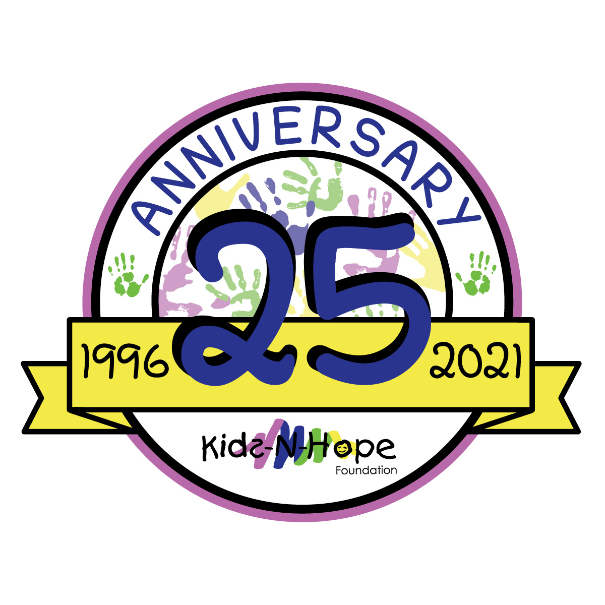 Kids-N-Hope 25th Anniversary Logo