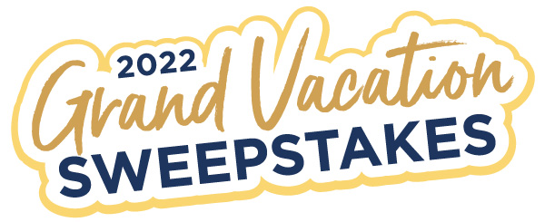 2022 Grand Vacation Sweepstakes Logo