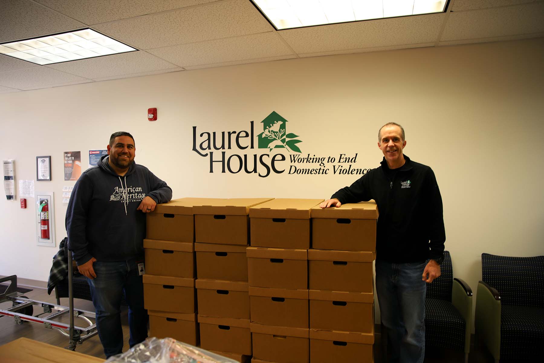 Donation to Laurel House