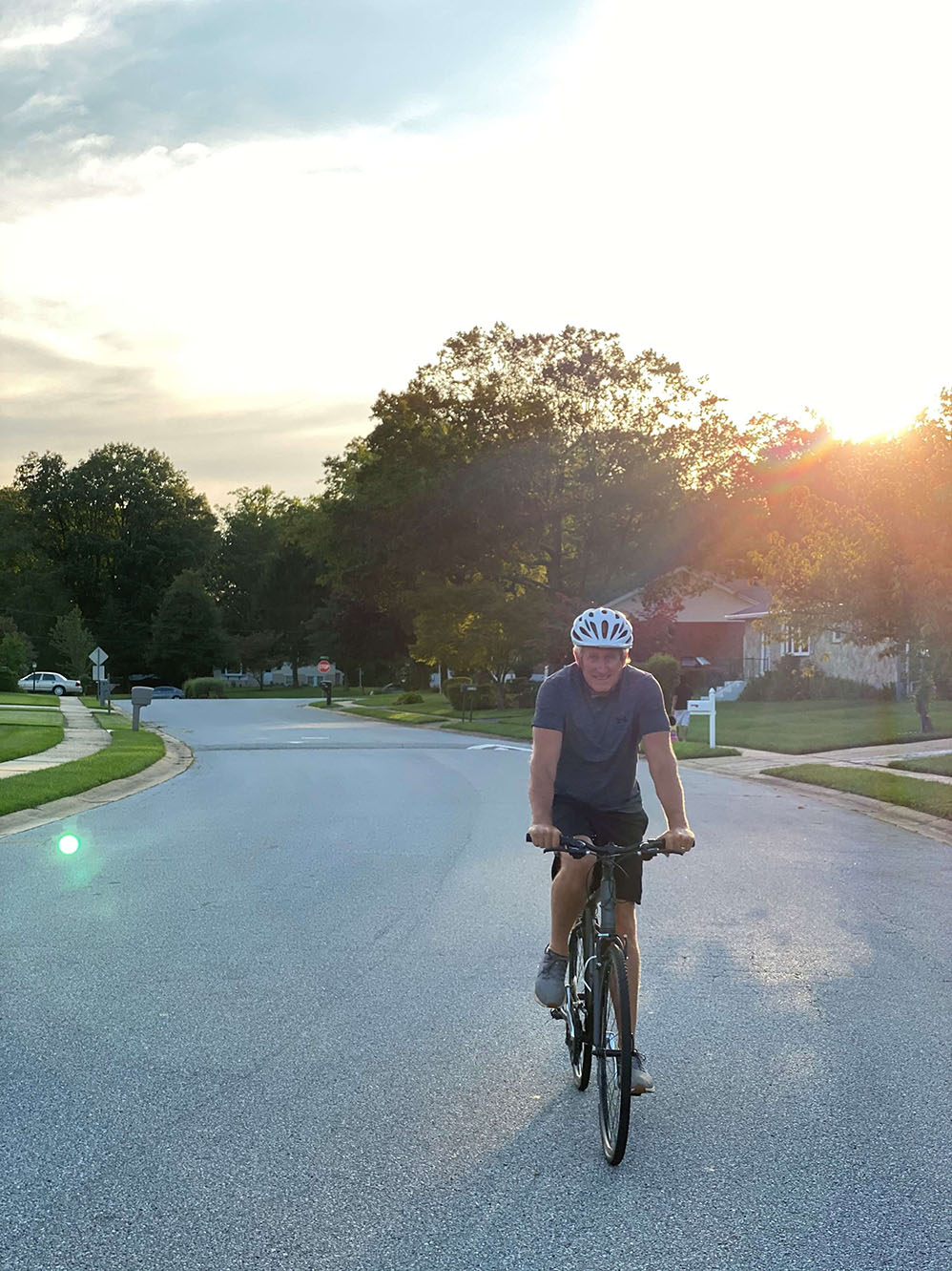 Ride or Stride participant and Kids-N-Hope Board Member Todd Kimball, spent the week biking his 90-mile goal for the Labor of Love event.